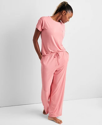 State of Day Women's 2-Pc. Fluid Knit Pajamas Set, Created for Macy's