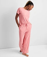 State of Day Women's 2-Pc. Fluid Knit Pajamas Set, Created for Macy's