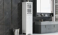 Modern Bathroom Cabinet: Mdf, Acrylic, Adjustable