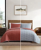 Eddie Bauer Troutdale Reversible Piece Quilt Set