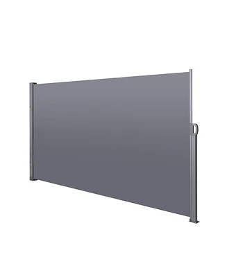 Simplie Fun 138" X 71"Retractable Side Awning, Waterproof & Uv-Resistant, Privacy Screen