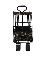 Streamdale Furniture Outdoor Garden Park Utility Kids Wagon Portable Beach Trolley Cart Camping Foldable Folding Wagon