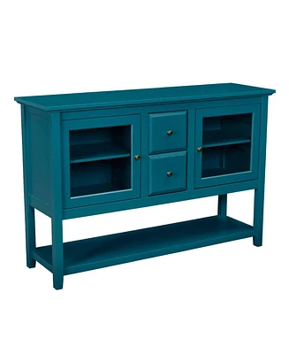 Simplie Fun Modern 52" Sideboard with Adjustable Shelves & 2 Doors