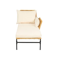 Outdoor Patio Wicker Furniture Set with Thick Cushions