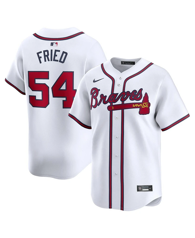 Nike Men's Max Fried White Atlanta Braves Home Limited Player Jersey
