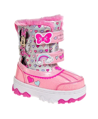 Disney Toddler Girls Minnie Mouse Snow Boots