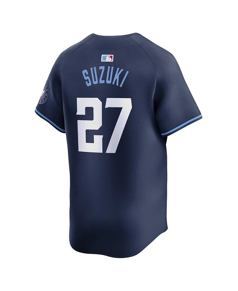 Nike Men's Seiya Suzuki Navy Chicago Cubs City Connect Limited Player Jersey