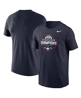 Nike Men's Navy UConn Huskies 2024 Ncaa Men's Basketball National Champions T-Shirt