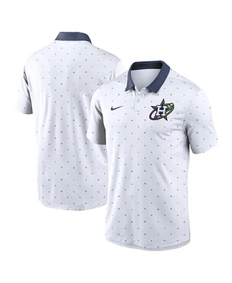 Nike Men's White Houston Astros City Connect Legacy Icon Vapor Performance Polo