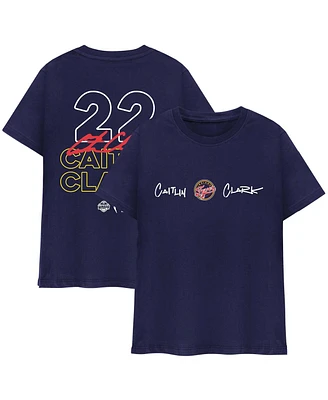 Round21 Men's and Women's Caitlin Clark Navy Indiana Fever Player Signature T-Shirt