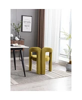 Simplie Fun Modern Fabric Upholstered Dining Chairs (Set of 2)