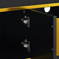 85" Tv Stand with Open Storage, Cabinets & Drawers