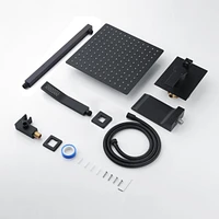 10 Inch Wall Mounted Rainfall Shower Head System Shower Faucet