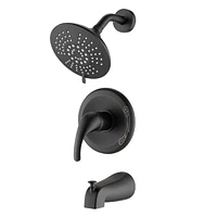 Single Handle Tub Spout And 5-Functions Shower Head Set (Valve Included