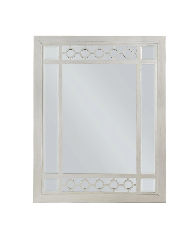 Streamdale Furniture Varian Mirror, Silver & Mirrored Finish