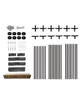 10x20FT Heavy Duty Canopy Carport Outdoor Portable Garage Grey