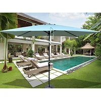 Waterproof Patio Umbrella with Tilt and Crank