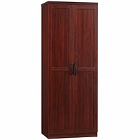 63" Freestanding Cherry Wood Pantry with Adjustable Shelves