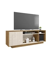 Streamdale Furniture Contemporary Tv Stand For TVs Up To 70", Oak