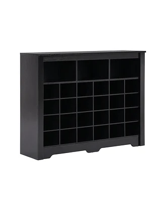 Streamdale Furniture Sleek 24 Shoe Cubby Console & Sideboard