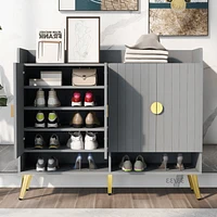 Streamdale Furniture 11-Tier Shoe Storage Cabinet - Modern Matte Finish