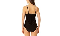 Coppersuit Women's Copper Control Cross Front Tankini Top