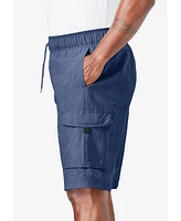 KingSize Big & Tall 8" Cargo Swim Trunks