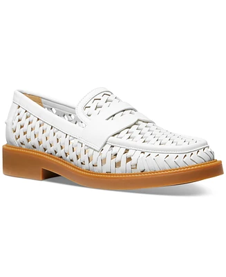 Michael Michael Kors Women's Eden Woven Loafer Flats