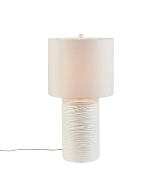 Simplie Fun Crewe Textured Resin Table Lamp