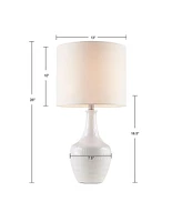 Streamdale Furniture Celine Textured Ceramic Table Lamp