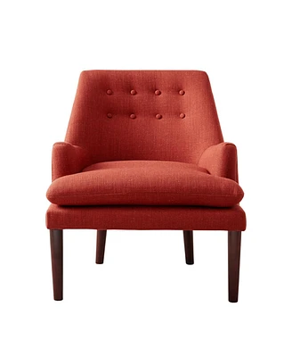 Simplie Fun Taylor Upholstered Chair In Blakely Persimmon