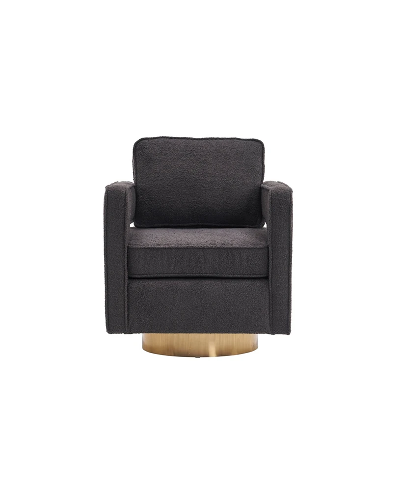Simplie Fun Modern 360 Degree Swivel Chair for Living Room