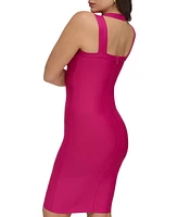 Siena Women's Sweetheart-Neck Bandage Dress