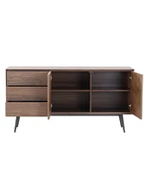 Simplie Fun Modern Sideboard, Buffet Cabinet, Storage Cabinet, Tv Stand Anti-Topple Design