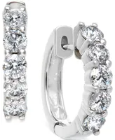 Diamond Hoop Earrings in 14k White Gold (1-1/2 ct. t.w.)