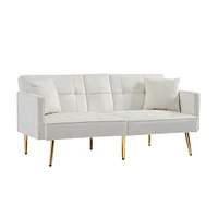 Simplie Fun Velvet Sofa Bed