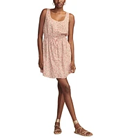 Lucky Brand Women's Pleated Drawstring-Waist Dress