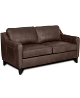 Rutherford Home Bari 65" Leather Loveseat