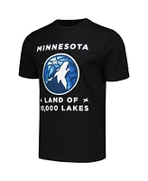 Pro Standard Men's Black Minnesota Timberwolves City Edition T-Shirt