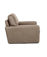 Matera 40" Leather Swivel Chair