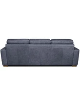 Rutherford Home Matera 96" Leather over 3 Sofa