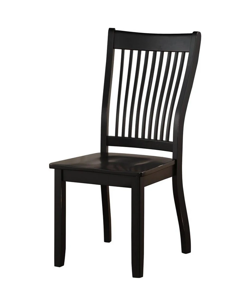 Simplie Fun Renske Side Chair (Set of 2) In Black