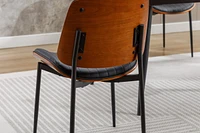Set of 2 Mid Century Modern Dining Chairs