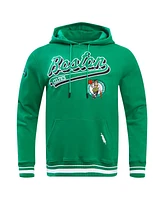 Men's Pro Standard Kelly Green Boston Celtics Script Tail Pullover Hoodie