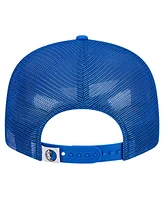 New Era Men's Blue Dallas Mavericks Evergreen Meshback 9FIFTY Snapback Hat