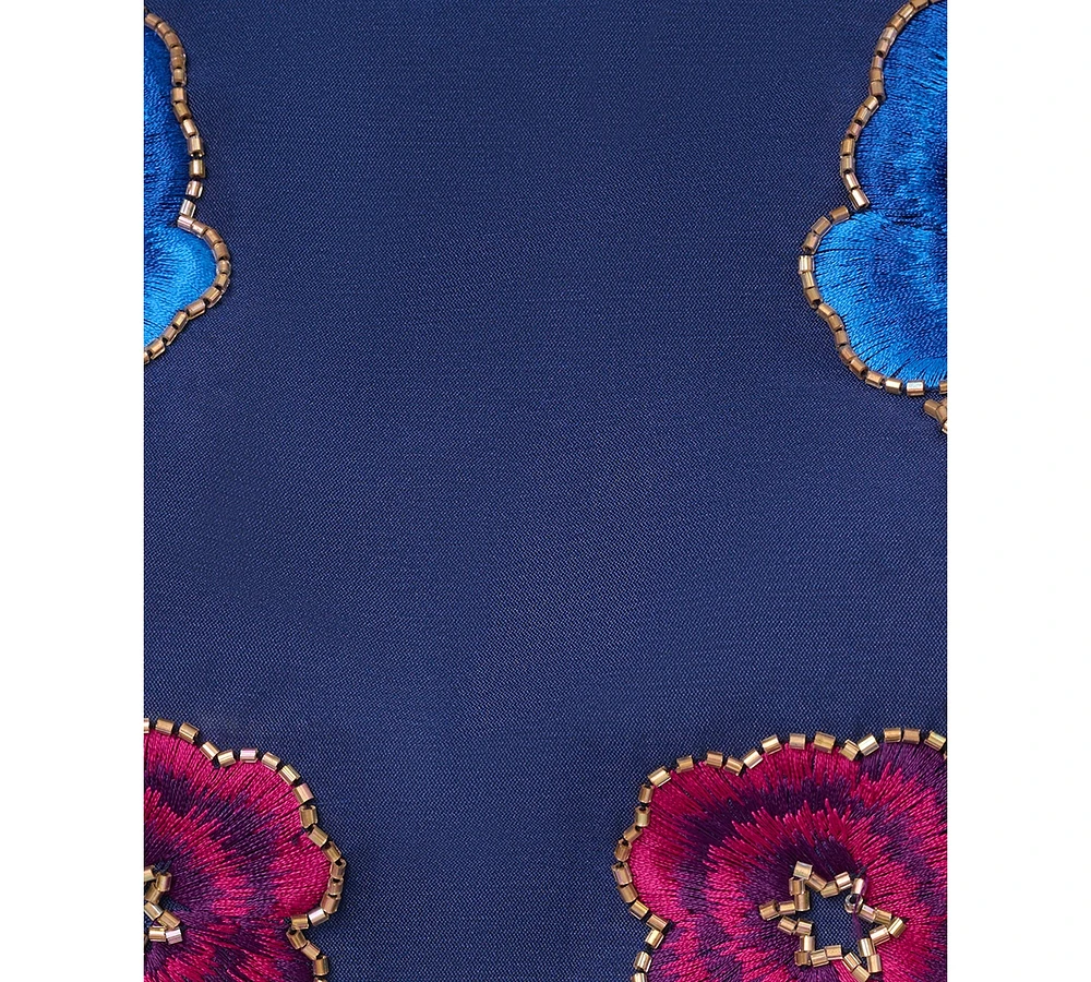 Adrianna Papell Women's Beaded Mikado Fit & Flare Dress