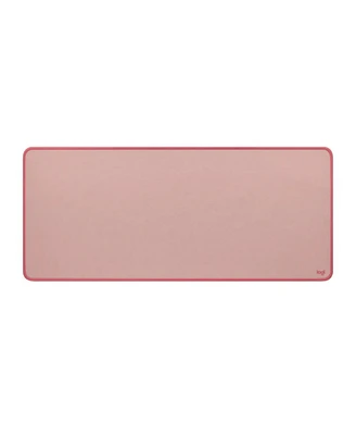 Logitech Studio Series Spill-Resistant Desk Mat with Anti-Slip Base (Dark Rose)