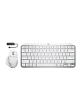 Logitech Mx Keys Mini for Mac Wireless Keyboard (Gray) with Mouse Bundle