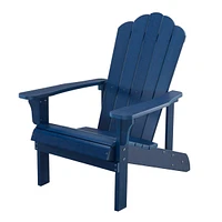 Streamdale Furniture Blue Weather-Resistant Adirondack Chair for Outdoor Use