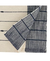 Saro Lifestyle Thin Stripe Table Runner, 16"x72"